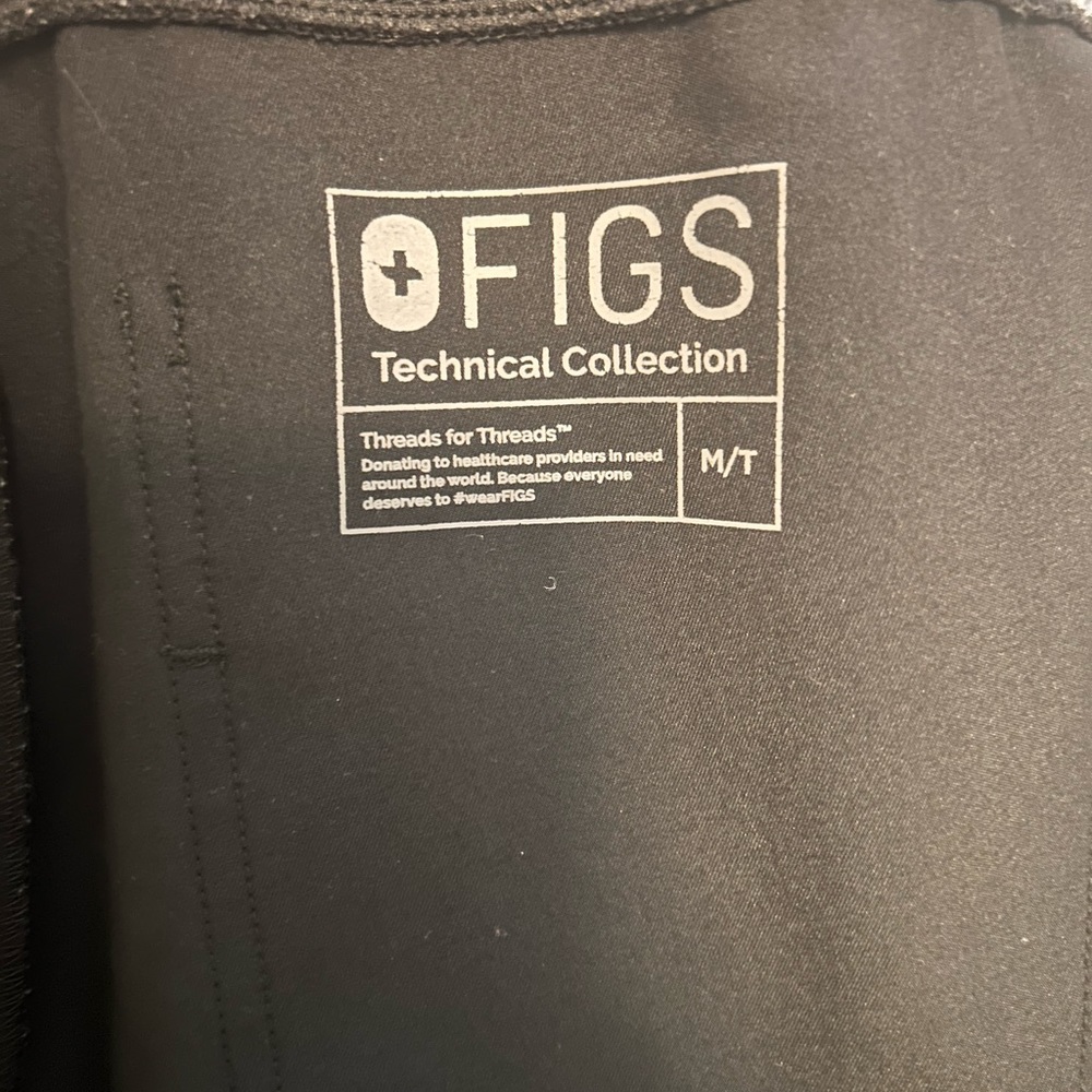 Figs scrub set Black